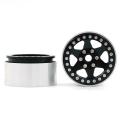 4pcs Beadlock 1.9 Wheel Hub Wheel Rim for 1/10 Rc Car Rc4wd D90, 2