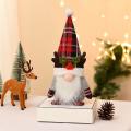 Christmas Gnome Doll with Antlers, for Christmas Party Supplies, A