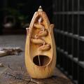 Waterfall Incense Holder Ornament Backflow Censer Holder for Home B