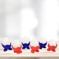 6pcs Silicone Egg Holders Single Serving Cup Serve Hard-boiled Eggs