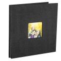 Photo Album Self Adhesive Scrapbook for Wedding/family Black