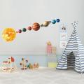 Solar System Planet Wall Stickers Watercolor Nursery Wall Decals