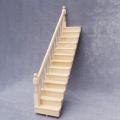 Dollhouse Miniatures,1/12 Wooden Stair Step Staircase with Handrail 1