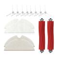 14pcs Main Side Brush Mop Cloth Accessories Kit for Roborock T8