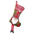 Christmas Socks Ornaments Children New Year Candy Bag Gift Jewelry-b