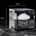 Creative Rain Cloud Transparent Square Crystal Square Crafts , L