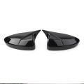 Abs Gloss Black Rearview Mirror Housing Side Mirror Cover Trim