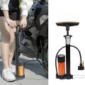 Bike Ball Pump Inflator Bicycle Floor Pump with Gauge for Presta