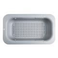 Expandable Colander Strainer, Food Strainers to Drain Pasta Grey