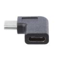 90 Degree Type C Adapter, Usb C Male to Female Adapter Connector