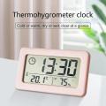 Led Digital Clock Electronic Digital Screen Desktop Clock -white