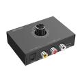 Dac Audio Converter, Toslink to Coaxial Digital to Analog Converte
