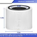 Replacement Filter for Levoit Core 350 P350-rf, 3-in-1 H13