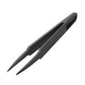 4.5 Inch Length Black Plastic Anti-static Tweezers Repair Tool 2