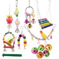 13 Pack Parakeet Toys, Hanging Bell Pet Cage Toys,for Small Parrots