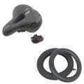 Comfort Bike Seat,wide Bicycle Saddle Replacement Memory Foam Padded