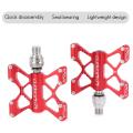 Litepro K5 Aluminum Bearing Pedals for Brompton Bmx Bicycle, Silver