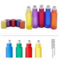 10pc Colorful Roll Bottles Glass Massage Roller Bottles Tube