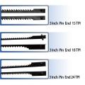 3inches Scroll Saw Blades Pin End (15/18/24tpi,45pcs) Regular Tooth