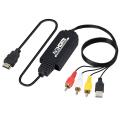 Rca to Hdmi Converter, Audio Converter with Usb Charge Cable,adapter