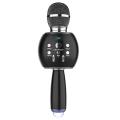 Wireless Microphone Karaoke Handheld Condenser Microphone Black