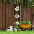 Funny Chicken Yard Art Chicken Home Decoration Backyard Lawn C