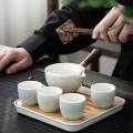 Creative Portable Tea Making Teaware Sets Automatic Spinning Tea Set