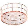 Nordic Style Rose Gold Iron Storage Sundries Storage Tray