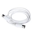 2pcs Midi Extension Cable 5 Pin Male to 5 Pin Male Electric , 1.5m