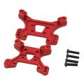 Metal Front Rear Shock Absorber Plates for Wltoys 144001 124017 Red