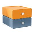 Colorful Desktop Storage Box Cabinet Rack Kabinet Drawer Organizer B