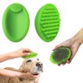 Bath/massage/beauty 3-in-1 Pet Soft Silicone Brush, for Cat and Dog