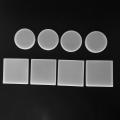 16x Resin Coaster Mould Kit Silicone Coasters for Epoxy Resin Craft