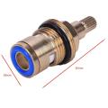 1pcs Brass Ceramic Disc Tap Valve Insert Gland Cartridge Quarter Turn