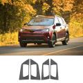 Car Inner Door Handle Bowl Trim Cover for Toyota Rav4 2014-2019 Lhd