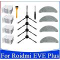 14pc for Roidmi Eve Plus Dust Bag Mop Cloth Side Brush Vacuum Cleaner