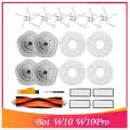 21pcs Washable Hepa Filter Mop Cloth Main Side Brush Accessories Kit