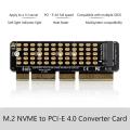 Nvme Adapter M.2 Nvme to Pcie 4.0 Riser Card Pcie X16 X8 X4 Expansion