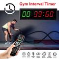 Gym Timer with Remote,interval Timer Stopwatch for Home Gym Fitness