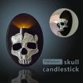 2pcs Halloween Skull Sconce Candle Holder,gothic Skeleton Wall Decor