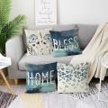 Watercolor Flower Pillow Covers Set Of 4 Farmhouse Throw Pillows