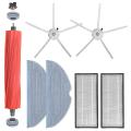 Accessories for Roborock with Main Side Brush Mop Pads Hepa Filters