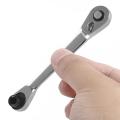 Mini Double Head Fast Ratchet Wrench Fast Socket Screwdriver Tool