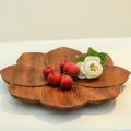 Wooden Tea Tray Creative Lotus-shaped Nut Candy Walnut Wooden Bowls