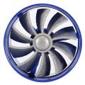 Air Intake Turbo, Car Air Intake Turbonator Single Fan (blue)