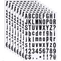 8 Sheets 576 Pcs Vinyl Letters Numbers Kit,for Mailbox,door, 1 Inch