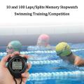 Digital Sports Stopwatch, 10lap /split Memory Stopwatch Count Down