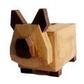 Creative Solid Wood Tissue Box Cute Animal Shape Seat Type Tissue B