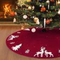 36 Inches Knitted Christmas Tree Skirt,for Holiday Party Decorations