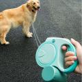 Retractable Portable Dog Leash with Light Automatic Dog Puppy B